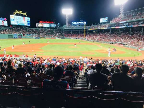 Fenway Park, section: Grandstand 25, row: 3, seat: 9