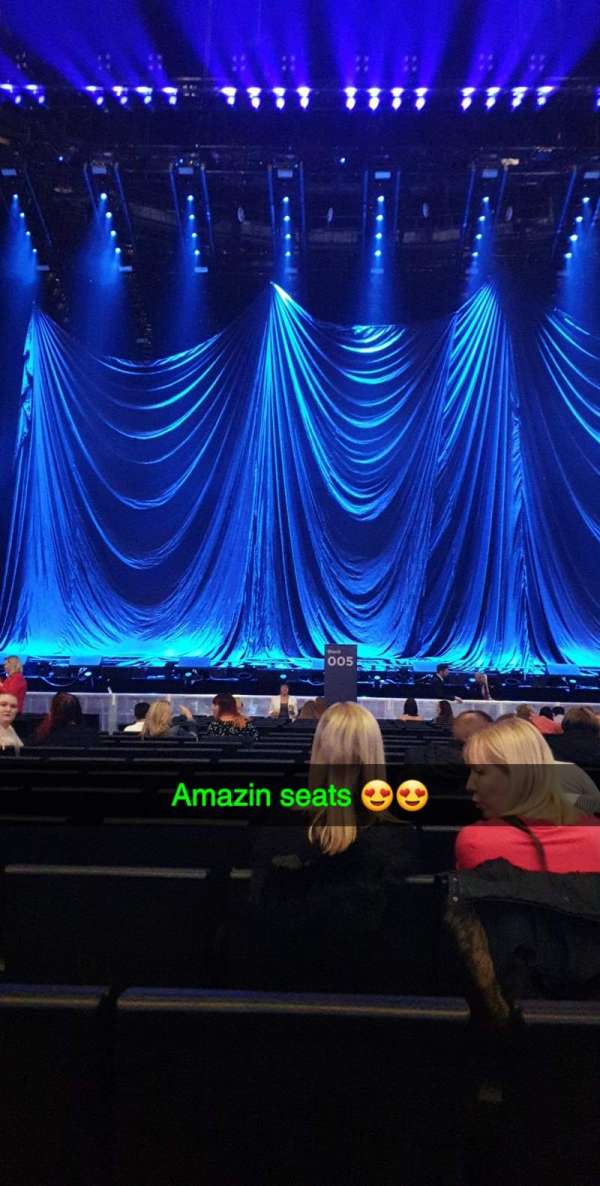 OVO Hydro, section: 005, row: T