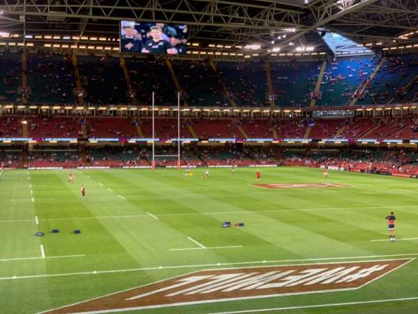 Principality Stadium, section: N4, row: 2, seat: 5