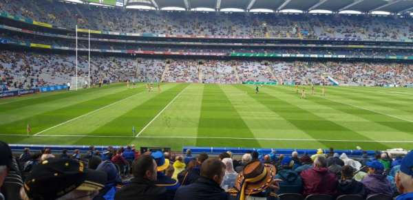 Croke Park, section: 309, row: V, seat: 12