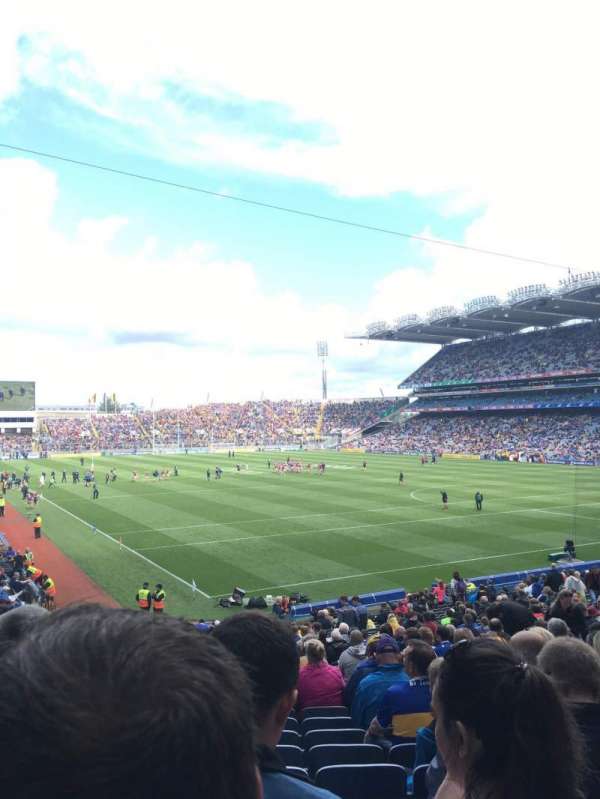 Croke Park, section: Davin lower 323, row: Hh, seat: 10