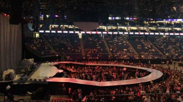 The O2, London, section: D101, row: ZZ, seat: 4