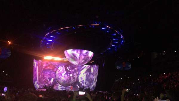 The O2, London, section: GA1, row: 5, seat: 7