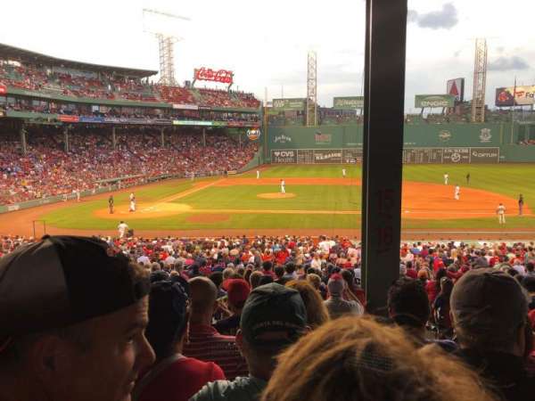 Fenway Park, section: Grandstand 16, row: 8, seat: 3