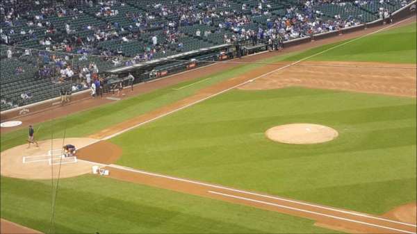 Wrigley Field, section: 326R, row: 1, seat: 8