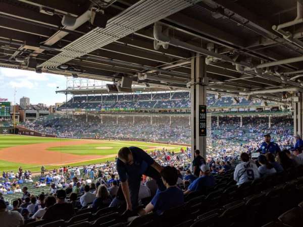 Wrigley Field, section: 208, row: 14, seat: 2-4