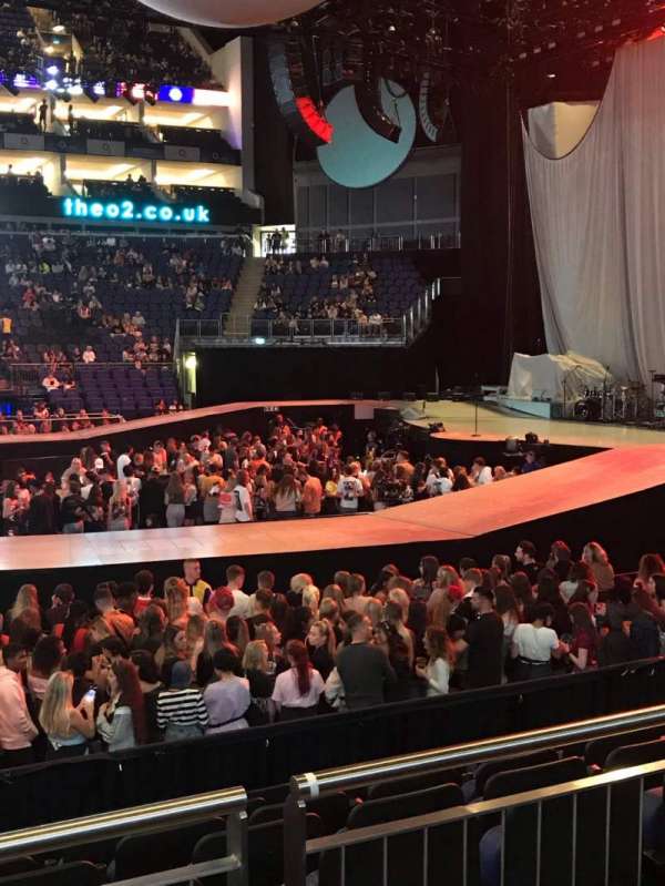 The O2, London, section: 112, row: K, seat: 363