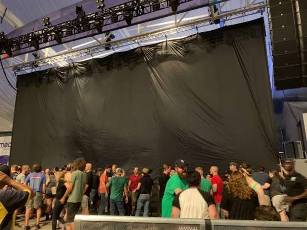 Pier Six Pavilion, section: 107, row: K, seat: 7