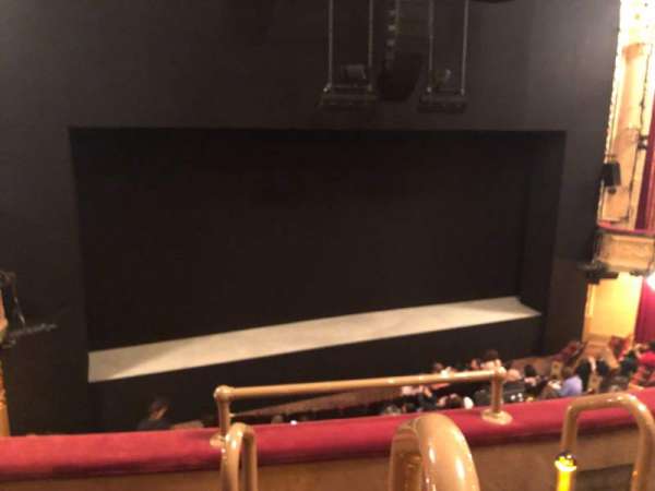 Bernard B. Jacobs Theatre, section: Mezzanine L, row: C, seat: 1