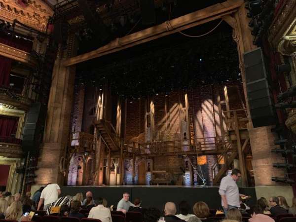 CIBC Theatre, section: Orchestra R, row: L, seat: 8