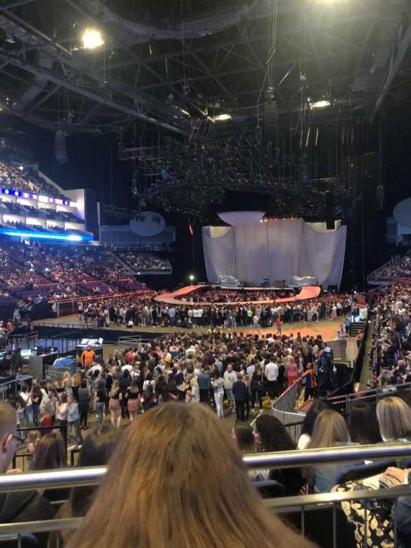 The O2, London, section: 108, row: P