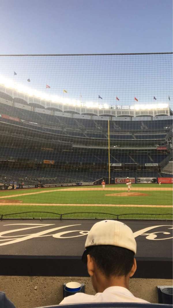 Yankee Stadium, section: 016, row: 2, seat: 3