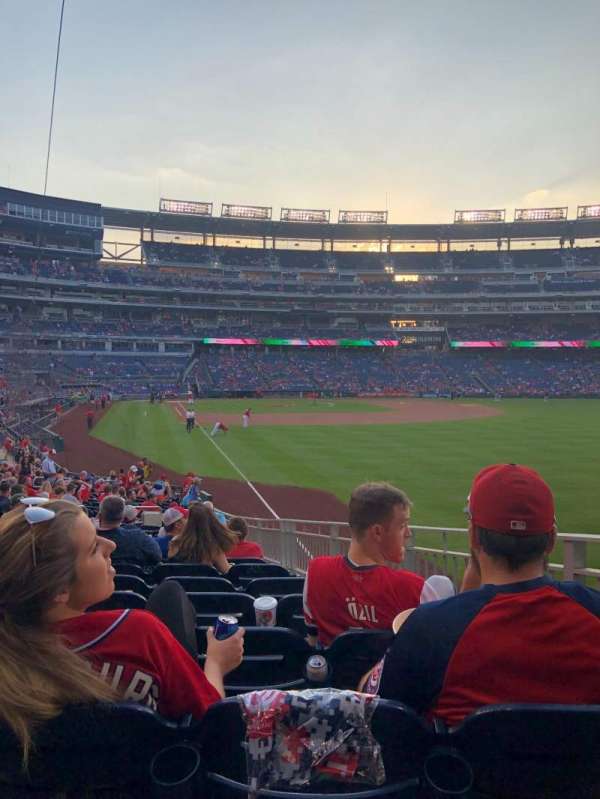 Nationals Park, section: 137, row: CC, seat: 11