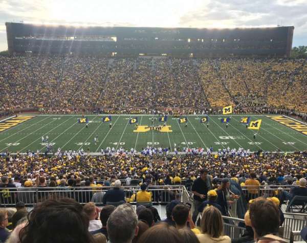 Michigan Stadium, section: 1, row: 83, seat: 13