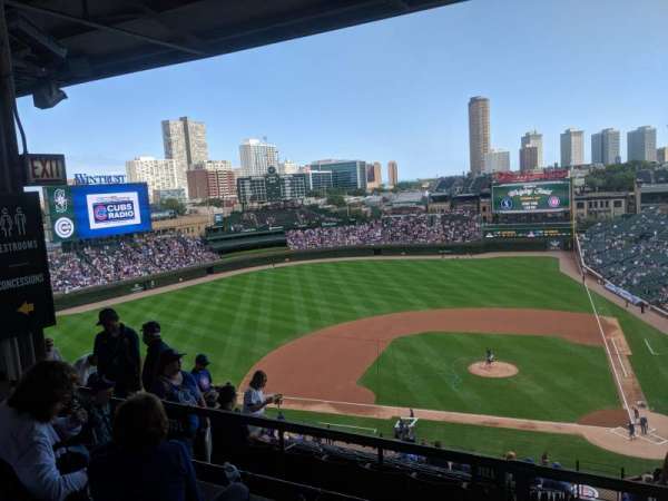 Wrigley Field, section: 413L, row: 3, seat: 7