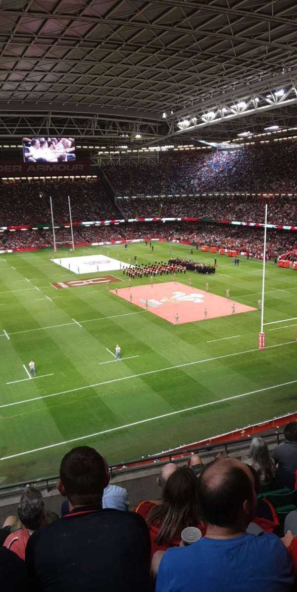 Principality Stadium, section: U22, row: 7, seat: 7
