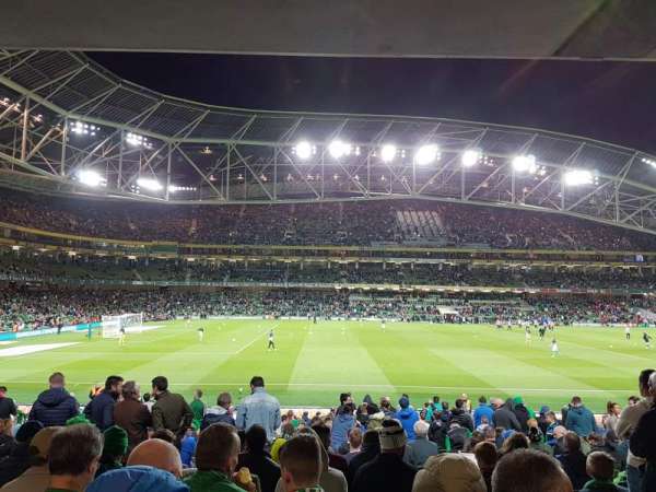 Aviva Stadium, section: 106, row: BB, seat: 25