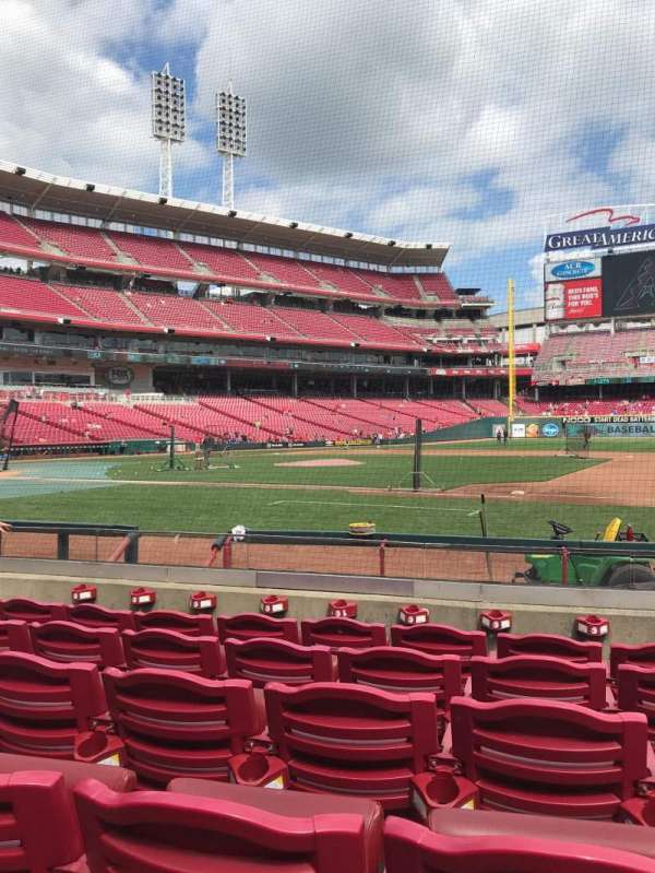 Great American Ball Park, section: 131, row: J