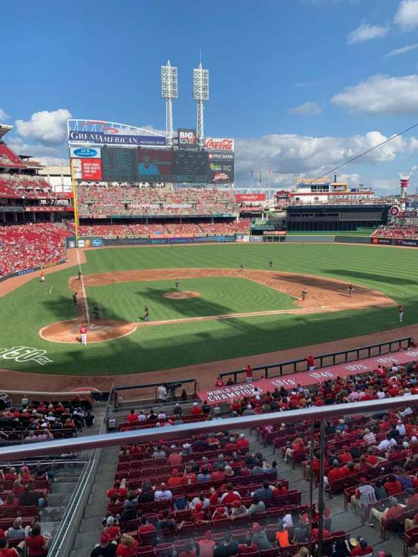 Great American Ball Park, section: 227, row: A, seat: 4