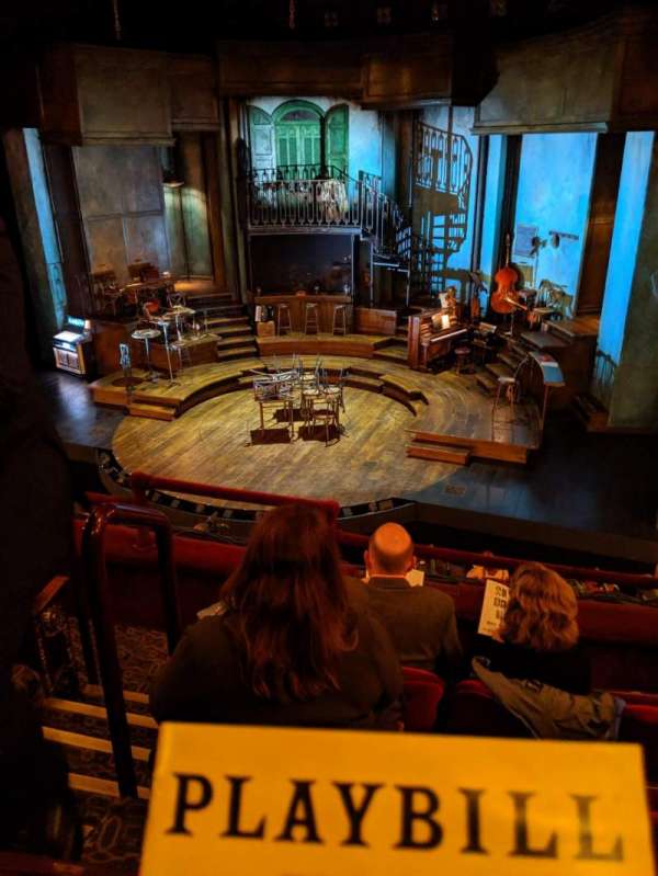 Walter Kerr Theatre, section: Mezzanine R, row: D, seat: 4
