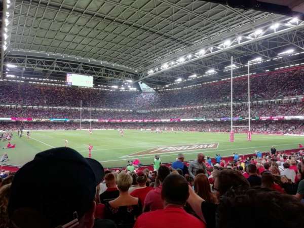 Principality Stadium, section: L2, row: 17