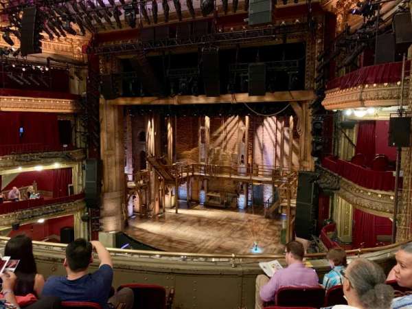 CIBC Theatre, section: Mezzanine R, row: E, seat: 2
