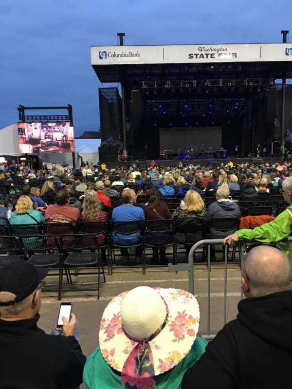 Grandstand at the Washington State Fair, section: Infield N, row: 3, seat: 1-2