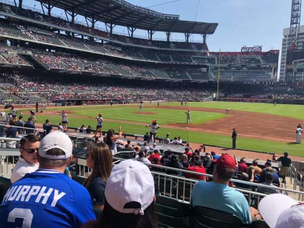 Truist Park, section: 116, row: 4, seat: 10