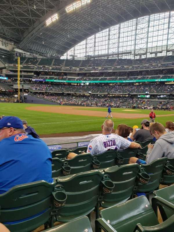 American Family Field, section: 126, row: 6, seat: 15