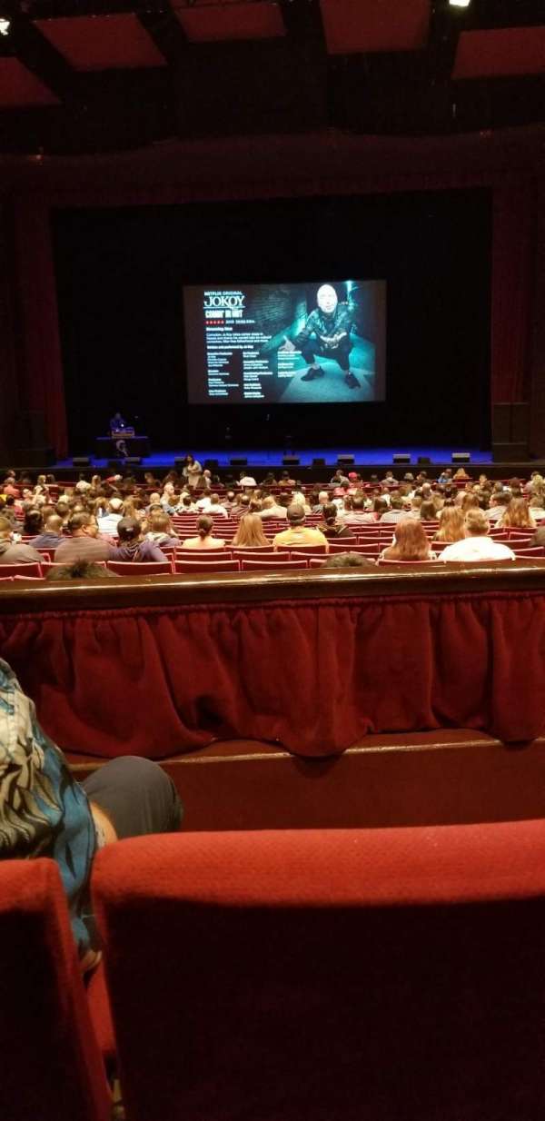 San Diego Civic Theatre, section: Dress circle r, row: B, seat: 14