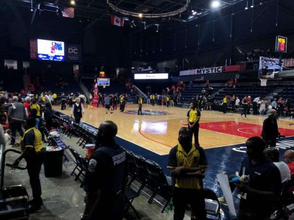 CareFirst Arena, section: 103, row: B, seat: 5