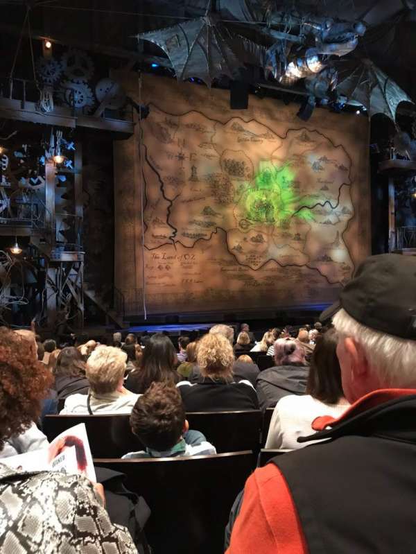 Gershwin Theatre, section: Orchestra L, row: K, seat: 13