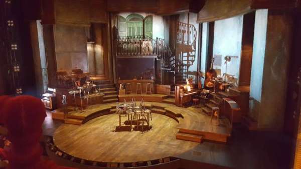 Walter Kerr Theatre, section: Mezzanine R, row: A, seat: 2