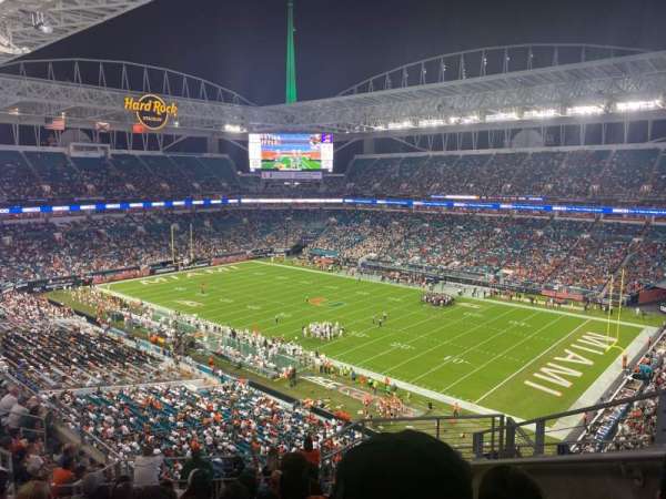 Hard Rock Stadium, section: 340, row: 15, seat: 2