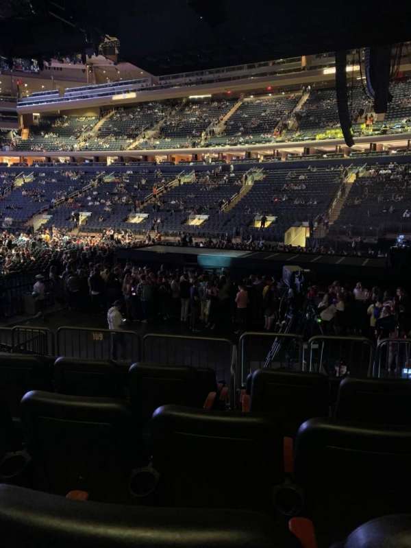 Madison Square Garden, section: 109, row: 8, seat: 12