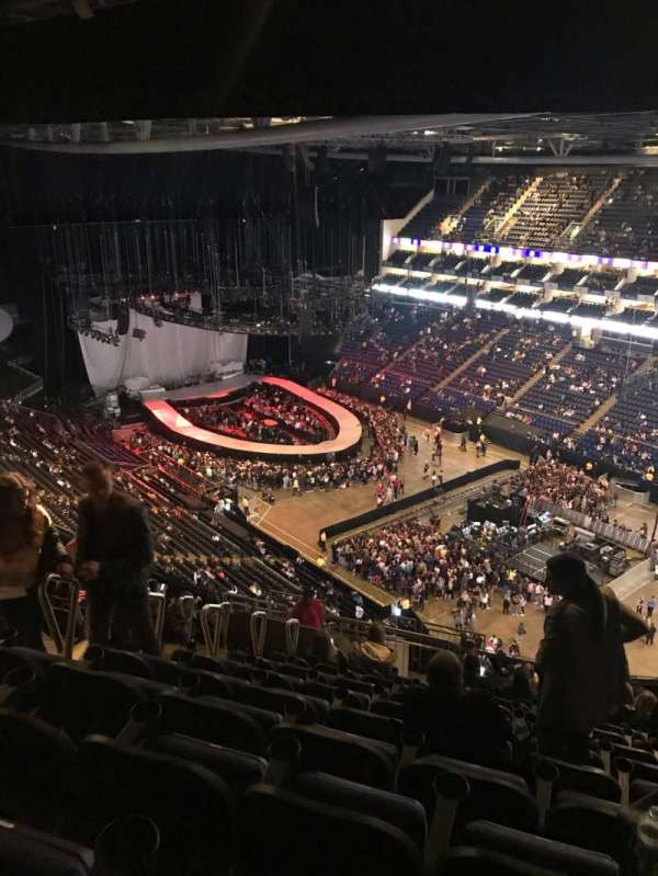 The O2, London, section: 407, row: R, seat: 618