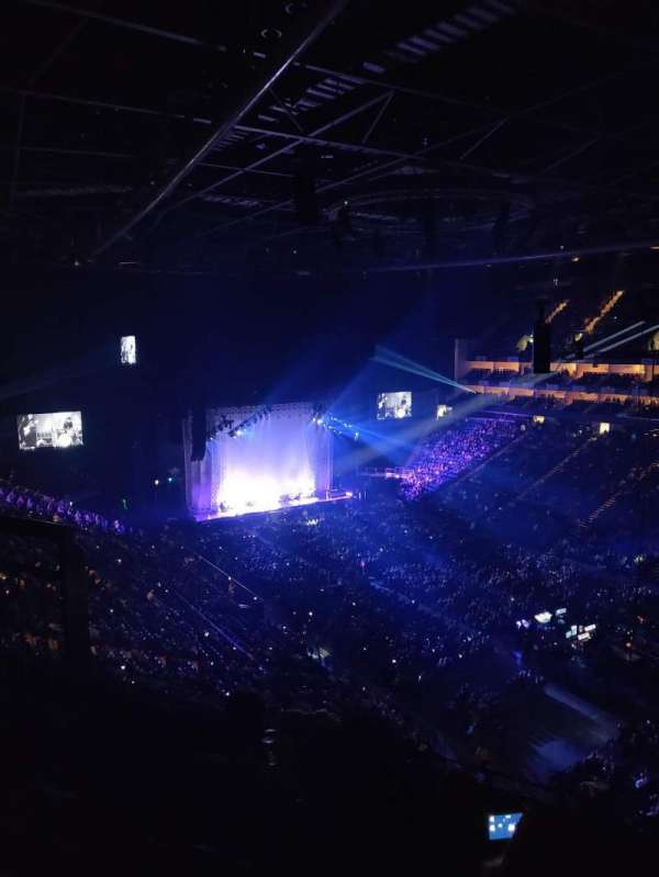 The O2, London, section: 407, row: D, seat: 617