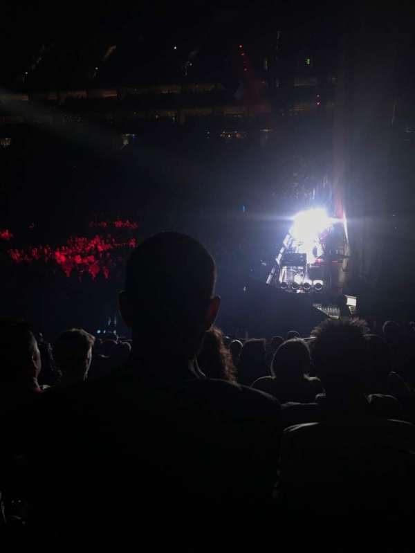 The O2, London, section: 113, row: R, seat: 397