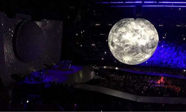 The O2, London, section: 101, row: Z, seat: 27