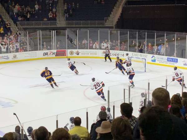 Gas South Arena, section: 105, row: M, seat: 18