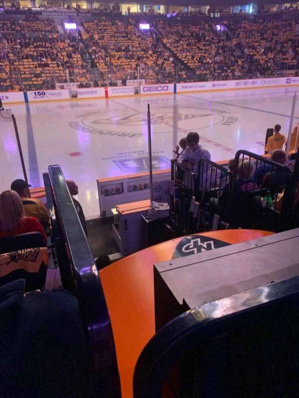 Bridgestone Arena, section: 115, row: HH, seat: 14