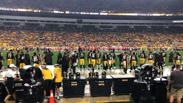 Acrisure Stadium, section: 133, row: A, seat: 1