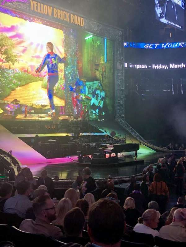 Spectrum Center, section: 106, row: I, seat: 4