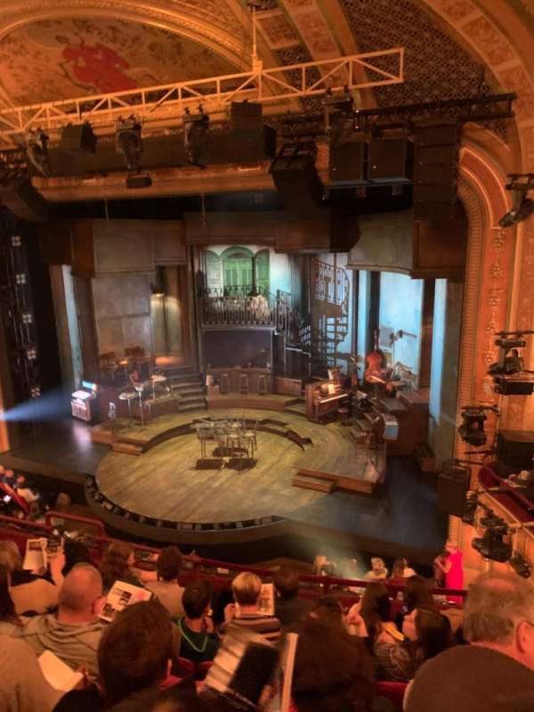 Walter Kerr Theatre, section: Mezzanine R, row: F, seat: 14