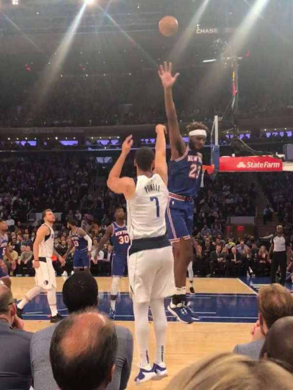 Madison Square Garden, section: 6, row: 1, seat: 16