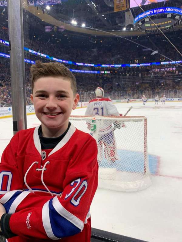 TD Garden, section: 6, row: 1, seat: 8