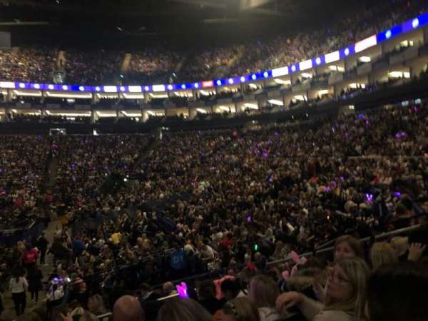 The O2, London, section: 103, row: N, seat: 114