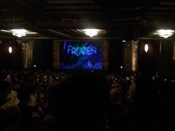 Hollywood Pantages Theatre, section: Orchestra RC, row: YY, seat: 213