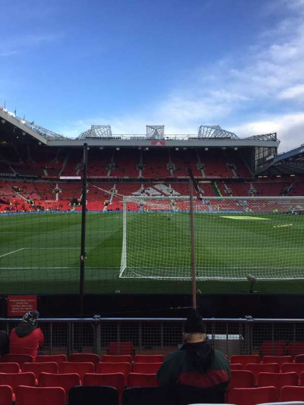 Old Trafford, section: W103, row: Jj, seat: 117