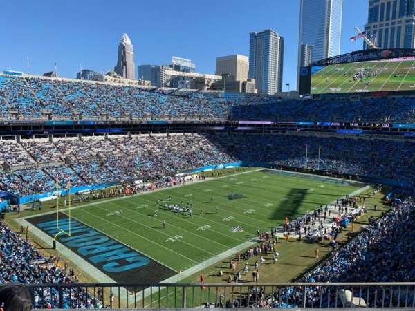 Bank of America Stadium, section: 549, row: 1, seat: 10